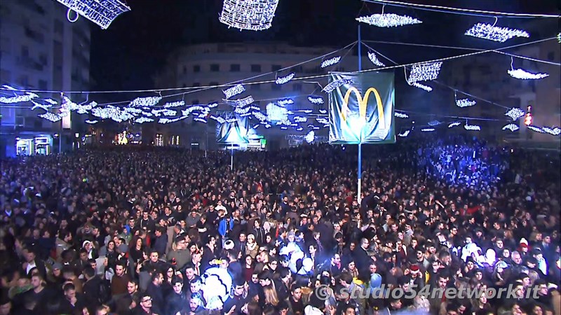 A Cosenza Capodanno 2018 in Piazza Bilotti