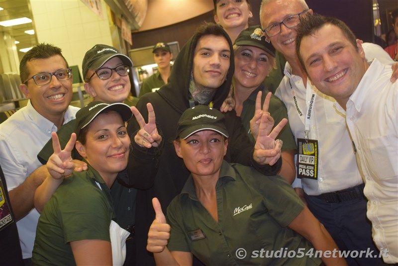 Rende, Centro Commerciale Metropolis, McDonald's compie 20 anni, con Studio54network