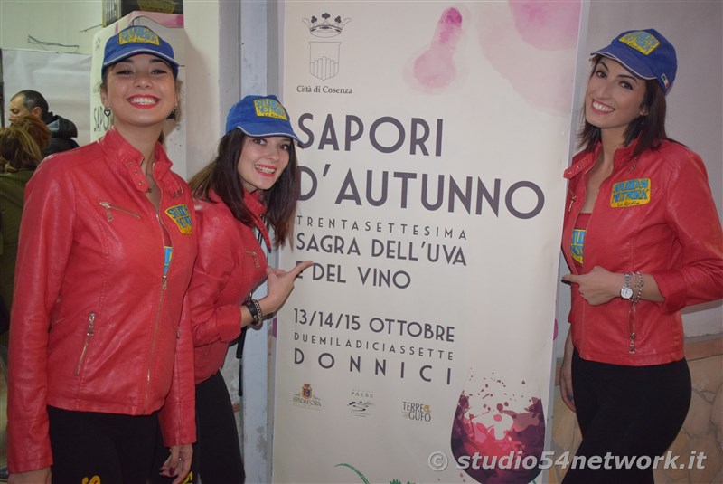 A Donnici  Sapori d'Autunno 2017, la sagra del vino e dell'uva, con Studio54network