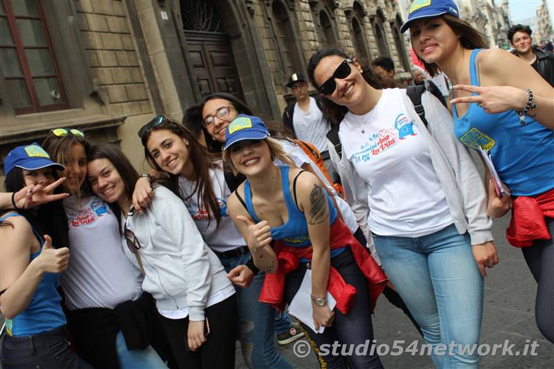 Walk of life a Catania con Telethon