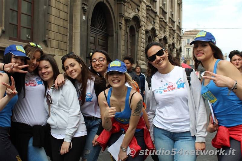 Walk of life a Catania con Telethon