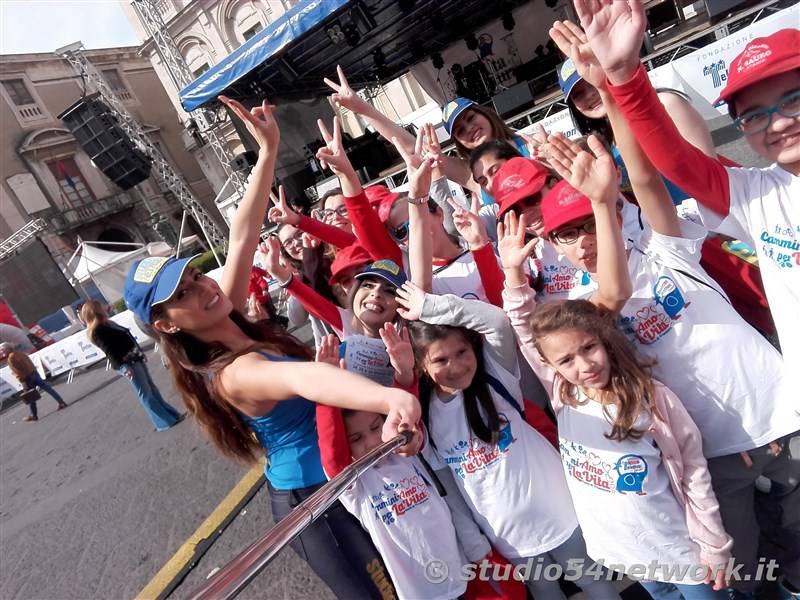 Walk of life a Catania con Telethon