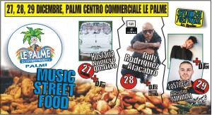 Gusto, musica, sapori e spettacoli al Centro Commerciale Le Palme per il Music Street Food!