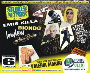 Studio54Live con Emis Killa, Biondo, Low Low, Armando Quattrone, Mirco, Ruly Rodriguez, Atacabro, 6 luglio 2018!