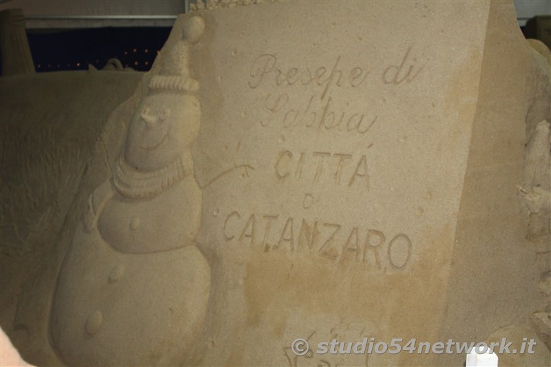Catanzaro, Corso Mazzini - Inaugura il presepe di sabbia, con il 54ChristmasTour con Studio54network, la Radio dei Grandi Eventi