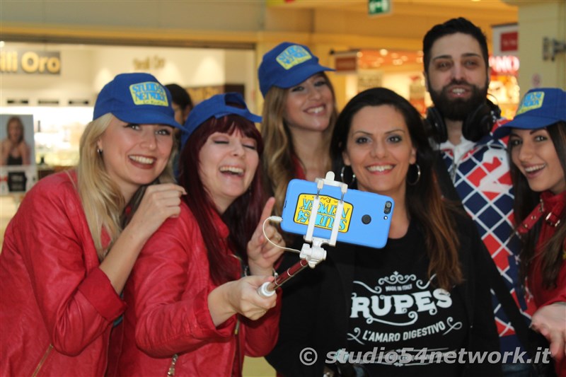 Grande successo per la nuova tappa del Rupes in Tour, al centro commerciale Porto degli Ulivi, con Studio54network