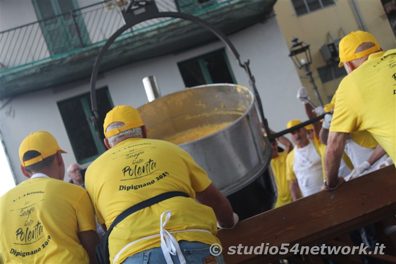 Sagra della Polenta 2019 a Dipignano (Cosenza) con Studio54network