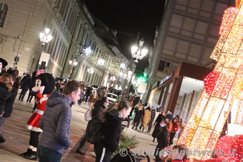 Si accendono le luci di Natale a Catanzaro, con Studio54network