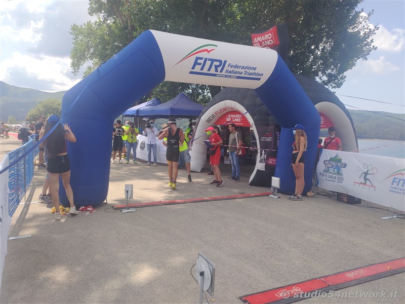 Triathlon Sila 2021, a Lorica, lago Arvo, con Studio54network