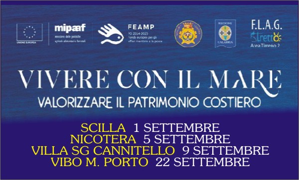 Vivere col Mare 2021, a Scilla, Nicotera, Villa San Giovanni e Vibo Marina