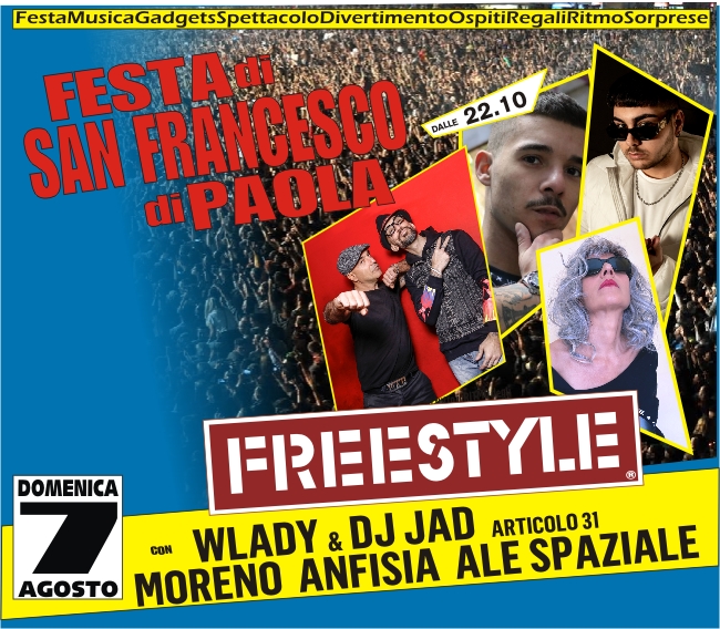 Con Moreno, Dj jad, Wlady, Anfysia, Ale Spaziale ed Alex Dattilo, a Bovalino  54FreeStyle, con Studio54network!