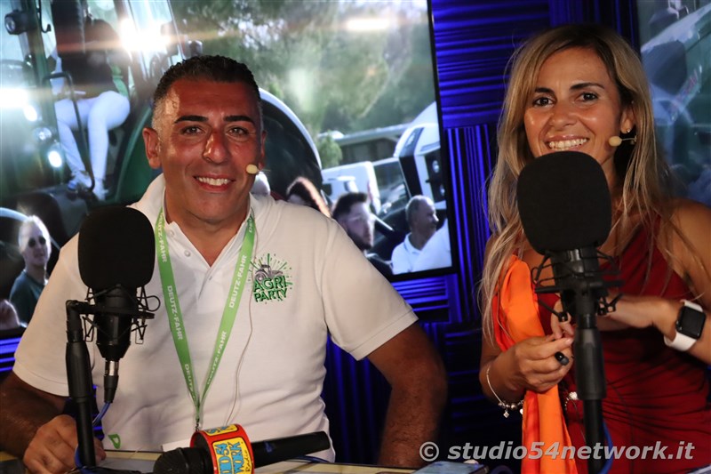 Con Deutz-Fahr, sabato  30 luglio  AgryParty 2022, a Gela, su Studio54network