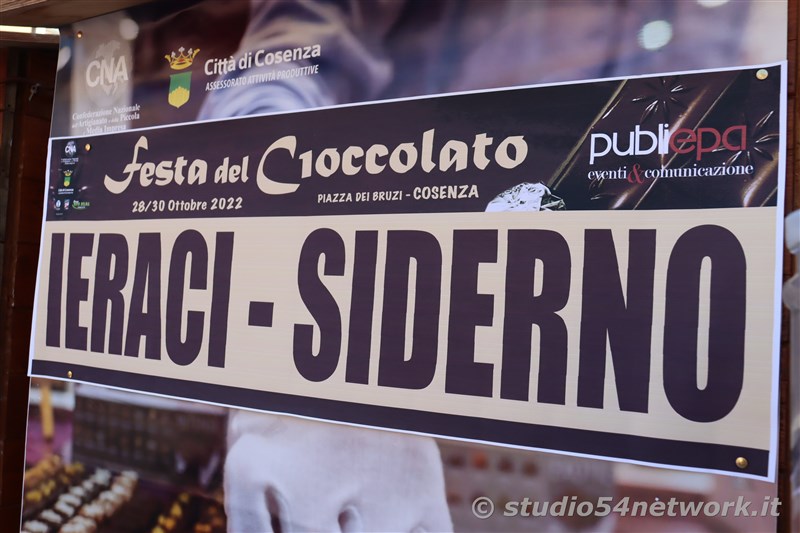 L'appuntamento più goloso dell'anno ritorna a Cosenza, con la Festa del Cioccolato 2022. In diretta su Studio54network!
