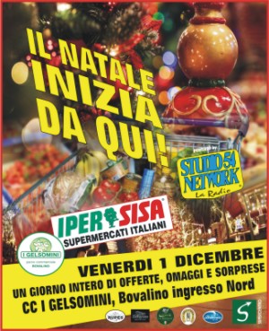 Con Ipersisa, a Bovalino, quest'anno il Natale parte da qui! con Studio 54 network