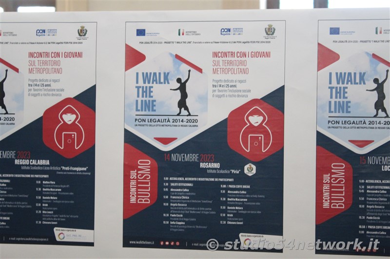 I Walk the Line, a Reggio Calabria con il Ministero dell'Interno, la Citt Metropolitana e Studio54network