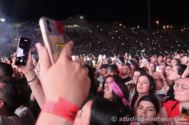 Soldout per Tiziano Ferro a Messina, nello stadio San Filippo. 