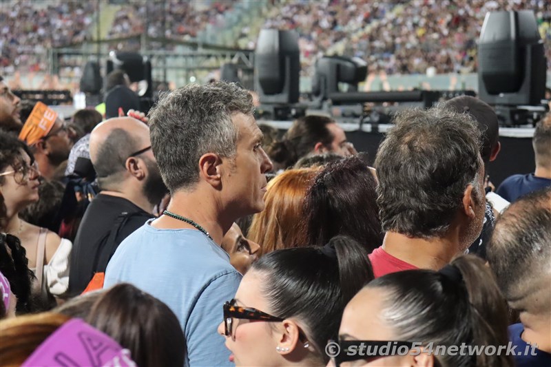 Soldout per Tiziano Ferro a Messina, nello stadio San Filippo. 