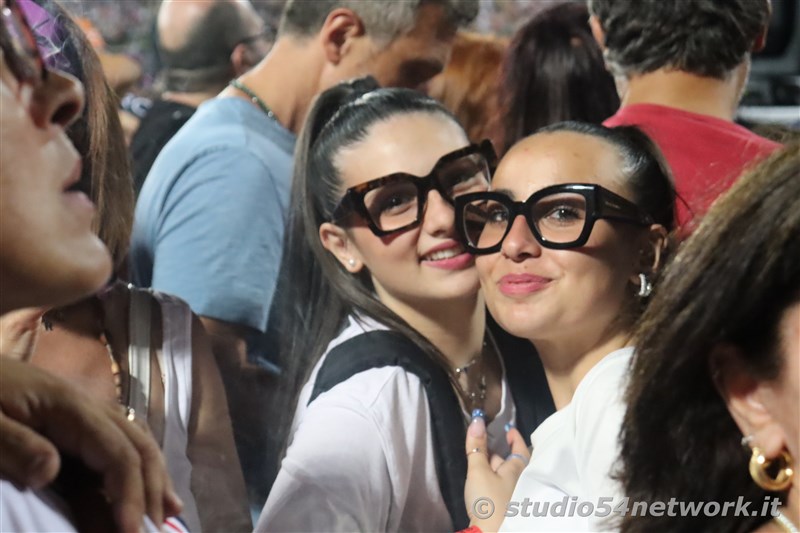 Soldout per Tiziano Ferro a Messina, nello stadio San Filippo. 