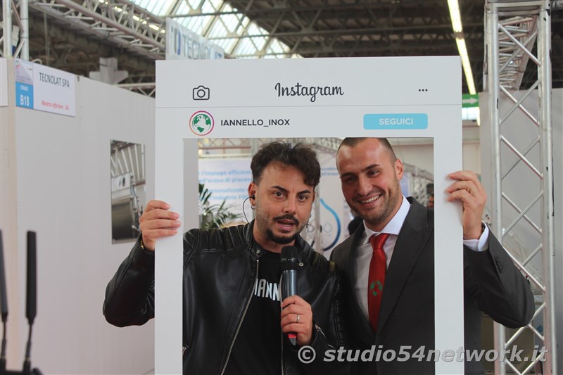 Con IannelloInox, eccellenza italiana nella produzione di impianti e macchine settore lattiero-caseario,  con Studio54network in radiovisione dal SIC, il salone dell'Industria Casearia, nel Polo Fieristico di Caserta. 