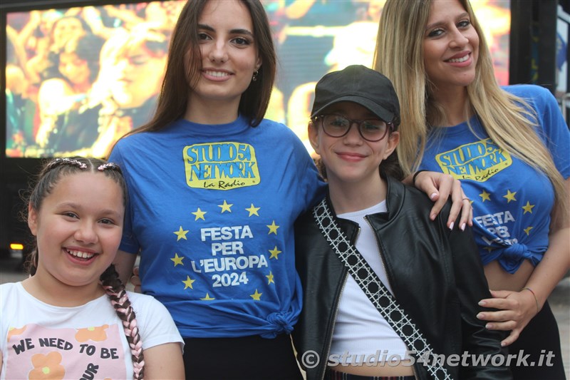 Da Crotone riparte il tour calabrese dedicato alla Festa dell'Europa, con Studio54network
