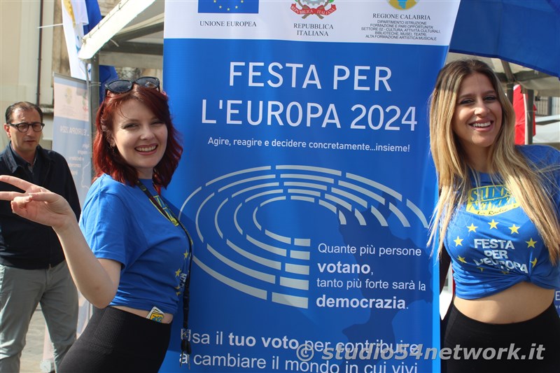 Da Pizzo Calabro parte il tour calabrese dedicato alla Festa dell'Europa, con Studio54network
