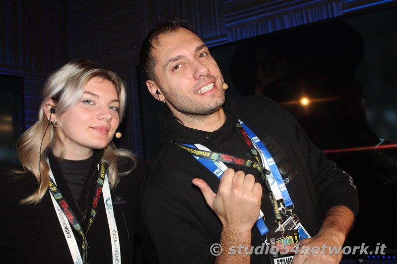 Sanremo 2024 su Studio54network, con Amadeus, Angelina Mango,Annalisa, Geolier