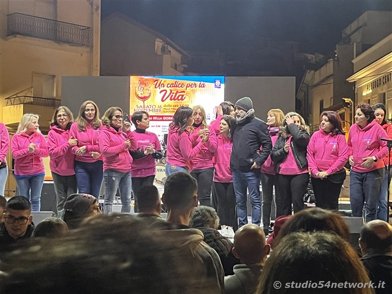 A Gioiosa Jonica Un calice per la vita, con l'associazione Angela Serra, in diretta interregionale su Studio54network